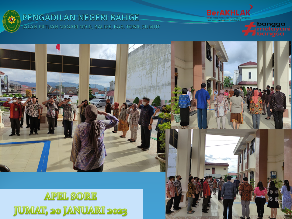 APEL SORE 20 JANUARI 2023